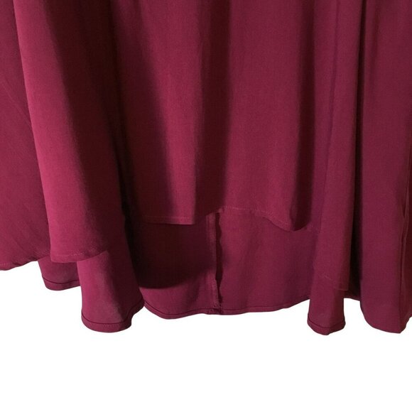 Old Navy Tank Top Loose Fit NWOT Women's Size Large in Cranberry Lightweight - Picture 4 of 9